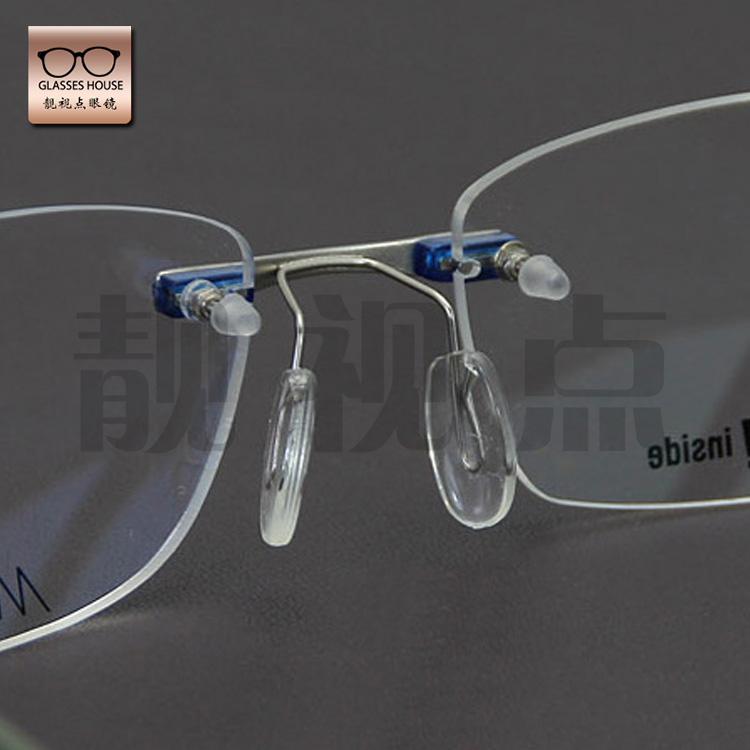 插入式硅胶眼镜鼻托眼睛托叶子配件超软近视镜框鼻垫两对包邮